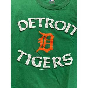 Detroit Tigers T-Shirt Large Green